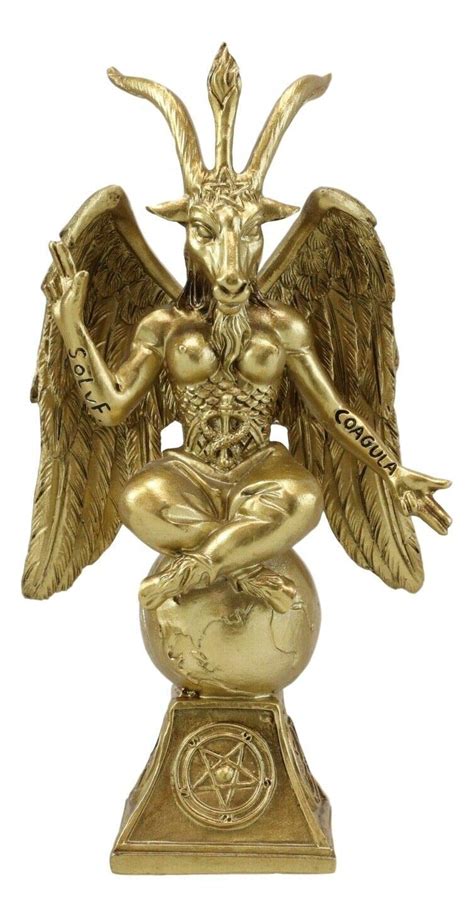 Mua Ebros Gift Sabbatic Goat Idol Baphomet Resin Statue Occultic