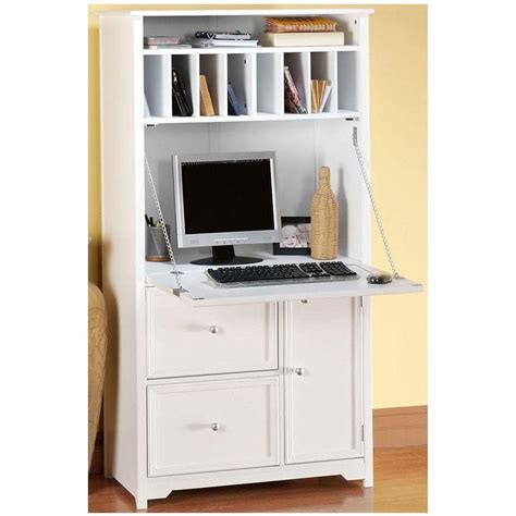 Home Decorators Collection Oxford White Secretary Desk-5020700410 - The ...
