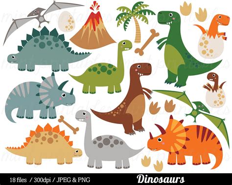 Printable Dinosaur Clipart