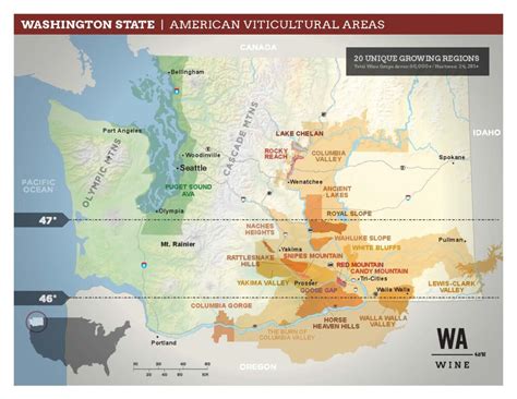 Regions & AVAs - Washington State Wine Commission