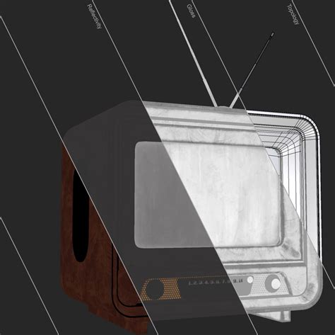 Old Antique Tv 3d Model Turbosquid 1421964