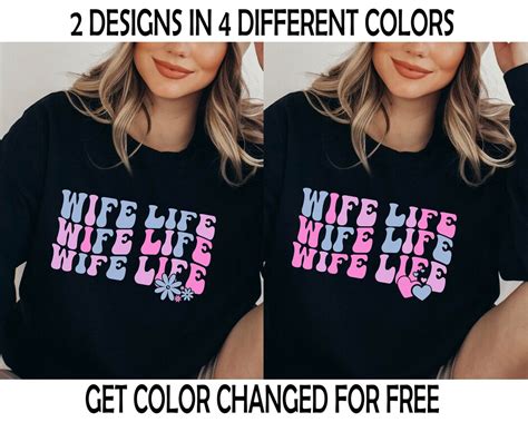 Wife Life Svg File Wife Life Retro Svg Wife Life Wavy Svg Wife Life