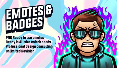 Create Custom Twitch Emotes Badges Sub Badges Design In 24 Hours By