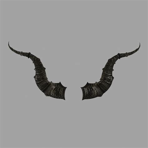 Horns D Model Ds Stl Obj Max Fbx Free D