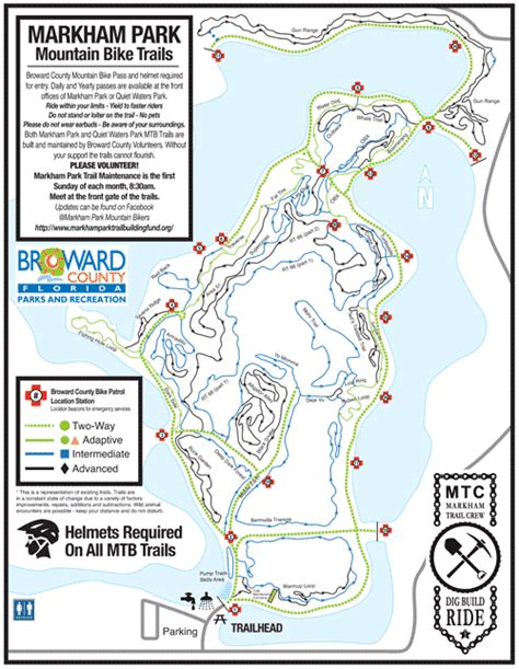 Markham Park Mountain Bike Trails - Markham Park