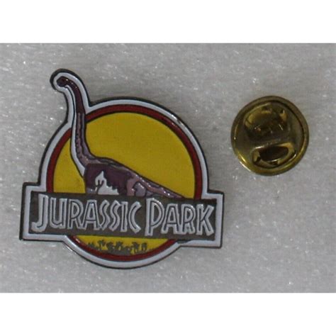 Jurassic Park Brachiosaurus Dinosaur Lapel Pin Gem