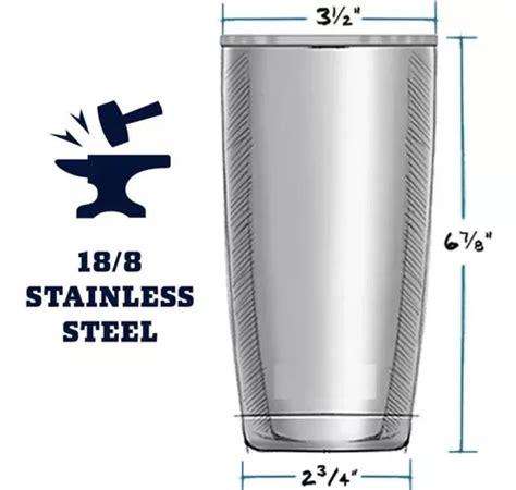 Termo Vaso Yeti Rambler Tumbler Azul Marino 30 Oz Magslider En Venta En