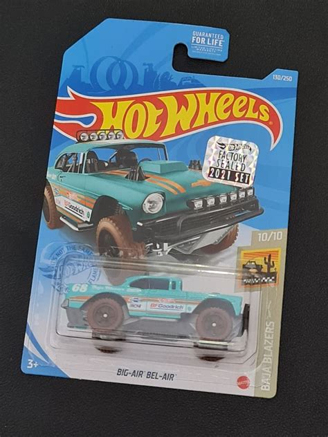 HOT WHEELS Baja Blazers FS Chevy Big Air Bel Air Turquoise Hobbies Toys Toys Games
