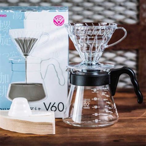 V60 Pour Over Kit By HARIO BREW Tea Coffee Merchants