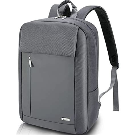 A Backpack That Is Grey And Has A Zipper On The Front With An External