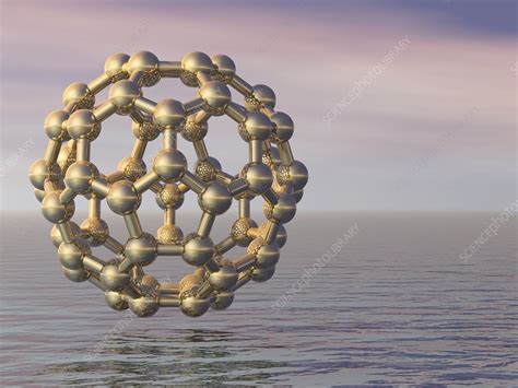 Buckyball molecule, artwork - Stock Image - F005/0751 - Science Photo ...