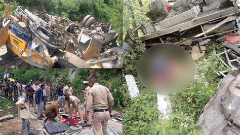 Himachal Bus Accident Private Bus Fell Into A Gorge In Shanshar Kullu