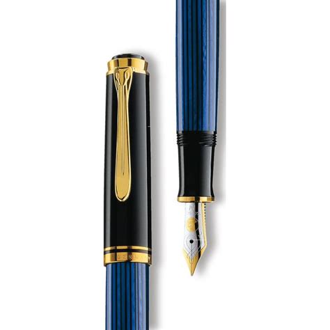 Pelikan F Ller Souver N M Schwarz Blau Karat Bicolor