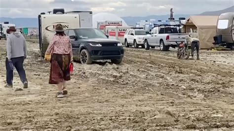 Tens Of Thousands Still Stranded By Burning Man Flooding