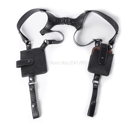 Leather Anti Theft Hidden Underarm Holster Style Shoulder Wallet Phone