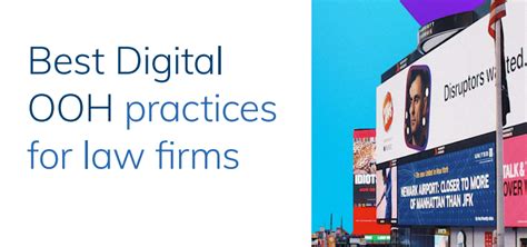 Best Digital Ooh Practices For Law Firms Martechdepot