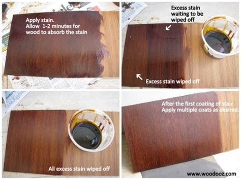 Applying Wood Stain How To Outdoorwood Staining Wood Wood Stain