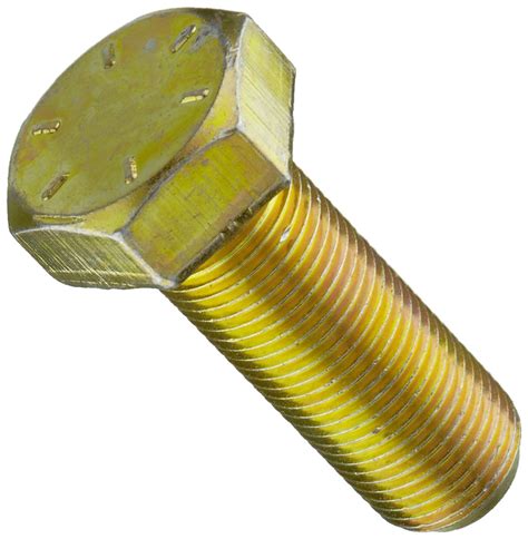 Amazon Steel Hex Bolt Grade 8 Zinc Yellow Chromate Plated Finish