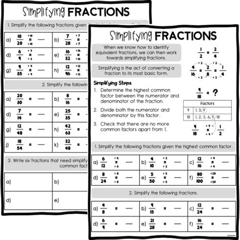 Free Simplifying Fractions Worksheet Free Download Free Simplifying