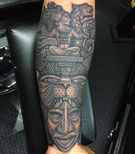 Symbolic Mayan Tattoo Designs Fusing Ancient Art With Modern