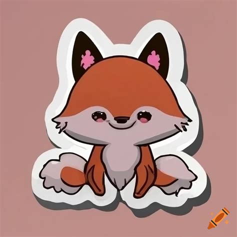 Cute Fox Sticker