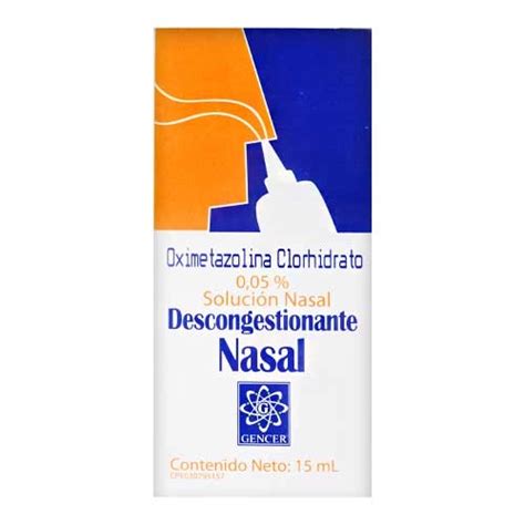Productos Similares a Oximetazolina Clorhidrato Pediátrico 0,025% ...
