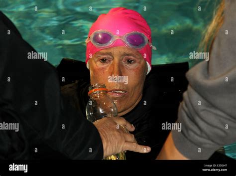 Long Distance Swim Legend Diana Nyad Having Recently Completed Her