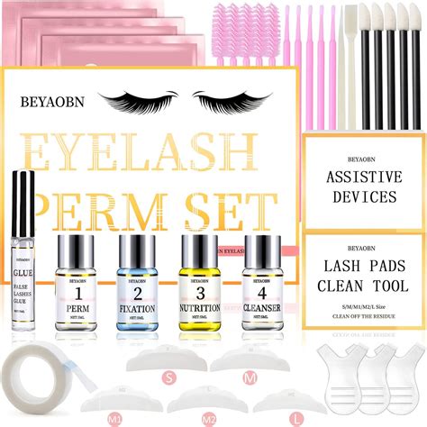 Beyaobn Kit De Lifting Des Cils Eyelash Perm Kit Rehaussement Cils Kit