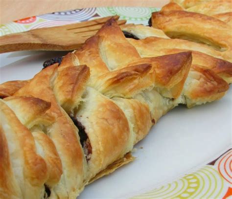 Con Fondant Por Favor Falsa Trenza De Hojaldre Rellena De Chocolate