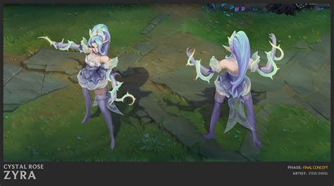 Artstation Crystal Rose And Withered Rose Concept