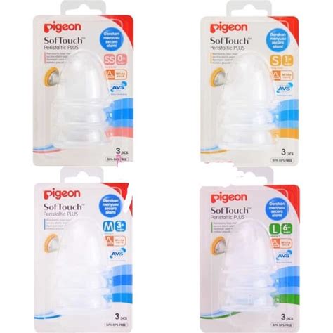 Jual Pigeon Nipple Wide Neck Peristaltic Plus Blister Isi Dot Anak