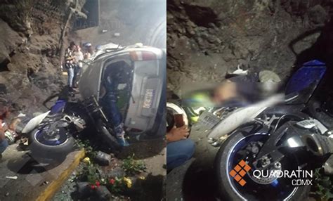 Choque entre moto y vehículo en túnel de Guanajuato deja 2 muertos