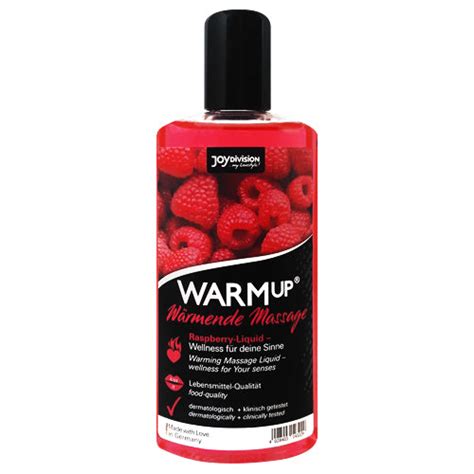 Joydivision Warmup Raspberry Massage Oil 150ml ️ Worldcondoms