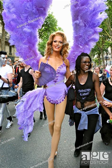 The Gay Pride Parade 2011 Paris France Stock Photo Picture And Rights Managed Image Pic