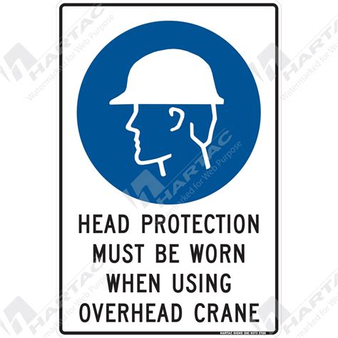 Mandatory Signs Mandatory Sign Portrait Head Protection Must Be