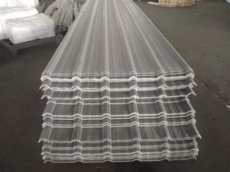 Color Coated White UPVC Roofing Sheets Thickness Of Sheet 2 Mm At