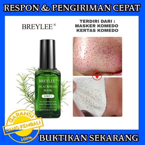 Jual Breylee Blackhead Mask Step Ampuh Menghilangkan Komedo Free