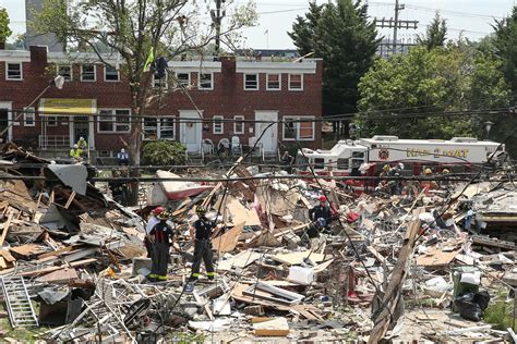 Mans Body Found At Site Of Baltimore Row House Explosion Bringing Death Toll To 2 Wtop News