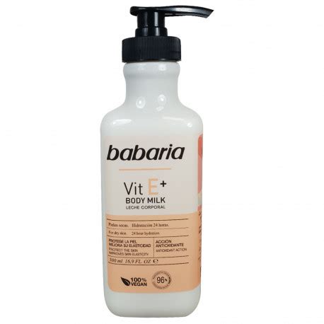 Babaria Body Milk 500 Ml Vitamin E Tarraco Import Export