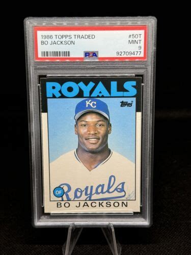 Topps Traded Bo Jackson Rookie Card T Psa Ebay