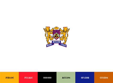 Buller Rugby Football Union Brand Color Codes » BrandColorCode.com