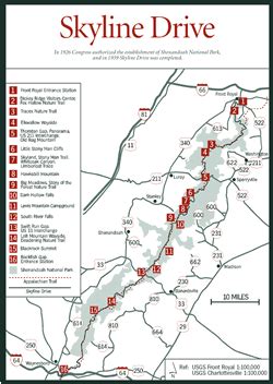 Shenandoah National Park Trail Map