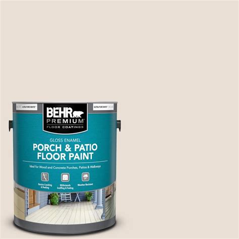 BEHR PREMIUM 1 Gal N190 1 Smokey Cream Gloss Enamel Interior Exterior