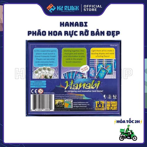 Hanabi Board Game Pháo hoa rực rỡ - Game thẻ bài bản đẹp tiếng Anh H2 ...