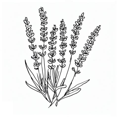 Desenhos De Lavanda Em Vaso Para Colorir E Imprimir Colorironline The