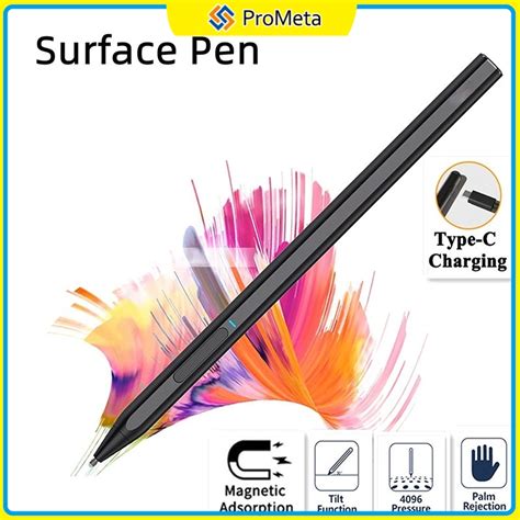 4096 Stylus Surface Pen For Microsoft Surface Pro 3 4 5 6 7 8 9 GO Book ...