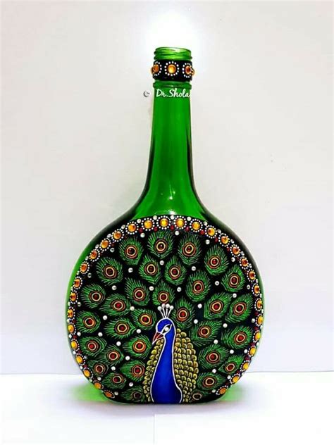 Pin By Pratiksha On Bottle Art Glass Bottle Crafts Wine Bottle Crafts Bottle Art