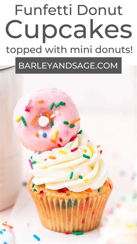 Funfetti Donut Cupcakes Recipe Barley And Sage Donut Cupcakes