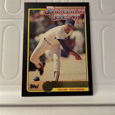 1992 Topps McDonald S Baseball S Best 24 Nolan Ryan Texas Rangers EBay