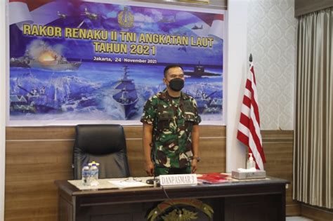 KOMANDAN PASMAR 3 IKUTI PEMBUKAAN RAKOR RENAKU II TNI ANGKATAN LAUT